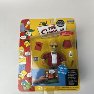 The Simpsons World of Springfield Sunday Best Grampa Action Figure Playmates
